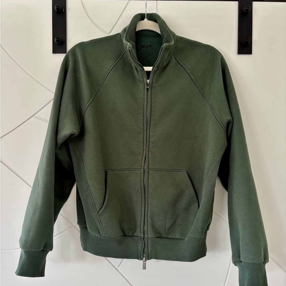 Vuori Restore Double Zip Sweatshirt Agate Green Sz: XSmall - Picture 3 of 7